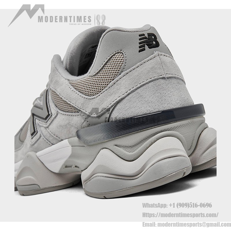 New Balance 9060 U9060JGR Silver Metallic Grey Retro-Laufschuhe – Stilvoll und atmungsaktiv