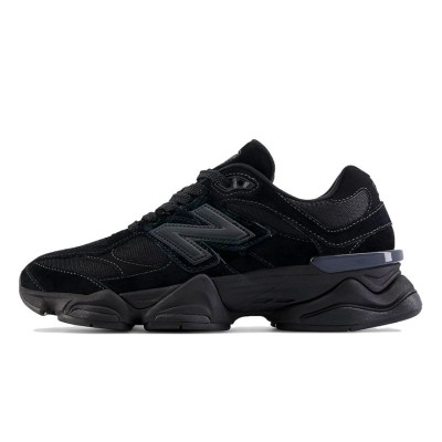 New Balance 9060 "Triple Black" U9060BPM Retro Running Shoes – Sleek & Stylish Dad Sneakers