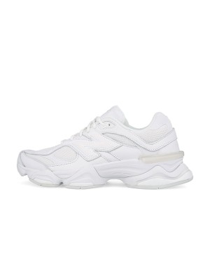 New Balance 9060 "Triple White" U9060NRJ Retro Running Shoes – Minimalist & Stylish Dad Sneakers