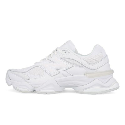 New Balance 9060 "Triple White" U9060NRJ Retro Running Shoes – Minimalist & Stylish Dad Sneakers