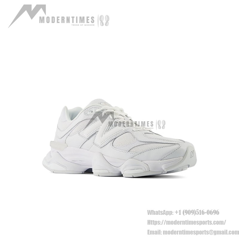 New Balance 9060 "Triple White" U9060NRJ Retro Running Shoes – Clean & Stylish