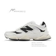 New Balance 9060 White and Black Sneakers U9060AAB, Stylish Casual Running Shoes, Comfortable and Durable, Perfect for Everyday Wear