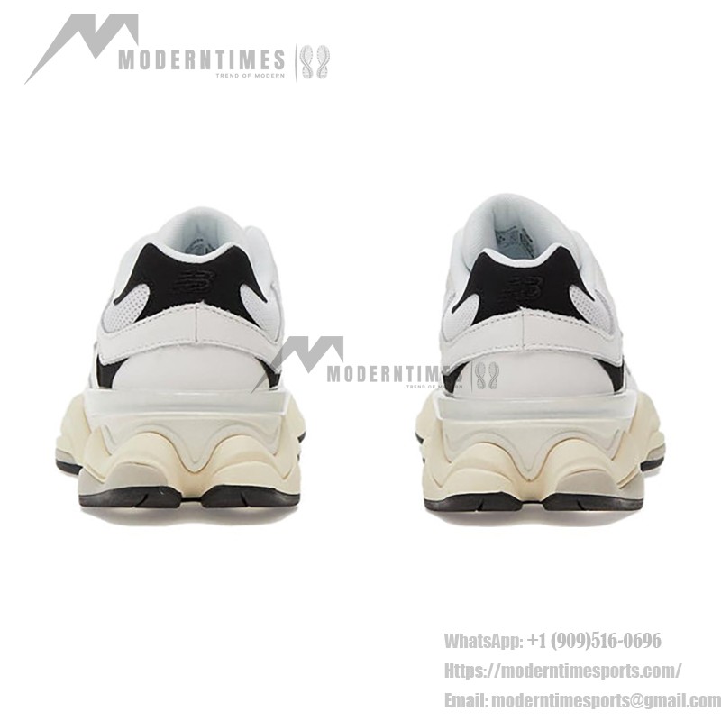 New Balance 9060 White and Black Sneakers U9060AAB side view