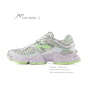 New Balance 9060 White and Taro Sneakers U9060AGT, Stylish and Comfortable Casual Running Shoes, Durable and Perfect for Everyday Wear