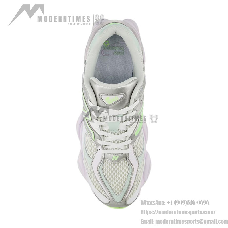 New Balance 9060 White and Taro Sneakers U9060AGT side view