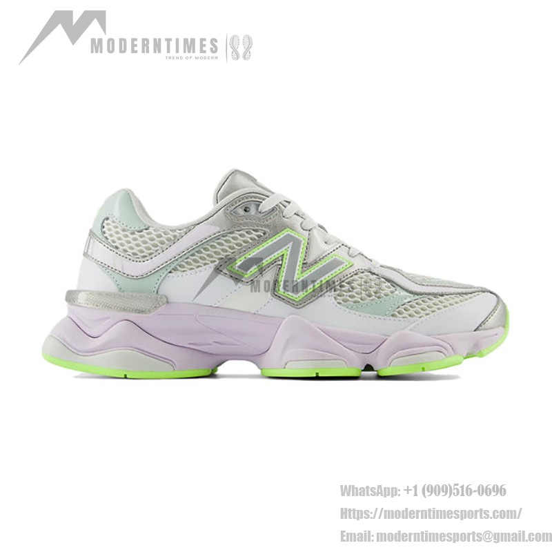 New Balance 9060 White and Taro Sneakers U9060AGT side view