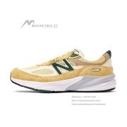 New Balance 990V6 Made in USA Yellow Green U990TE6 – Premium Suede & Mesh Sneakers for Comfort and Style