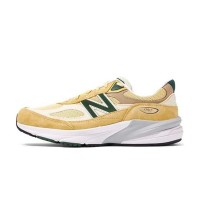 New Balance 990V6 Made in USA Yellow Green M990TE6 – Premium Suede & Mesh Sneakers for Comfort and Style