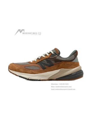 New Balance 990V6 x Carhartt WIP Khaki M990CH6 – Premium Suede & Mesh Sneakers for Comfort and Style