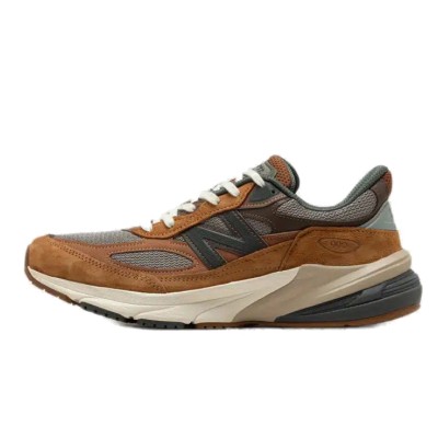 New Balance 990V6 x Carhartt WIP Khaki M990CH6 – Premium Suede & Mesh Sneakers for Comfort and Style