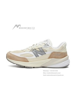 New Balance 990v6 Made in USA Cream M990SS6 – Premium Suede & Mesh Sneakers for Comfort and Style