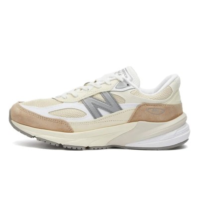 New Balance 990v6 Made in USA Cream M990SS6 – Premium Suede & Mesh Sneakers for Comfort and Style