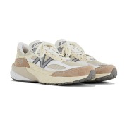 New Balance 990v6 Made in USA Cream M990SS6 – Premium Suede & Mesh Sneakers for Comfort and Style