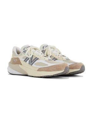 New Balance 990v6 Made in USA Cream M990SS6 – 프리미엄 스웨이드 & 메쉬 스니커즈 (크림)