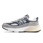 New Balance 990v6 Made in USA Grey Navy U990TC6 – Premium Suede and Mesh Sneakers in Grey and Navy