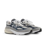 New Balance 990v6 Made in USA Grey Navy U990TC6 – Premium Suede and Mesh Sneakers in Grey and Navy