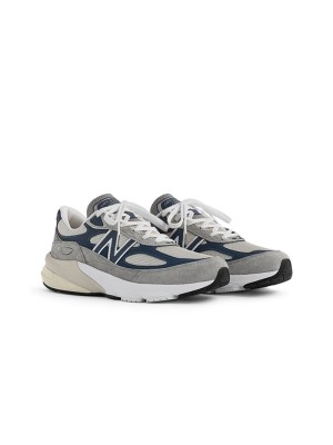 New Balance 990v6 Made in USA Grey Navy U990TC6 – Premium Suede & Mesh Sneakers for Comfort and Style