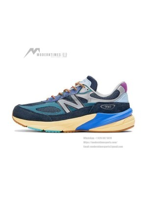 New Balance 990v6 x Action Bronson Lapis Lazuli M990AC6 – Premium Suede & Mesh Sneakers for Comfort and Style