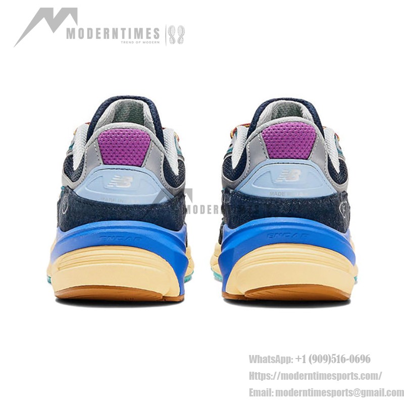 New Balance 990v6 x Action Bronson Lapis Lazuli M990AC6 – プレミアムスエードとメッシュのスニーカー（ラピスラズリ）