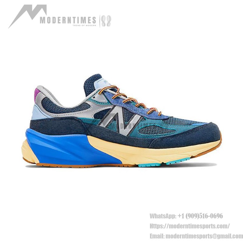 New Balance 990v6 x Action Bronson Lapis Lazuli M990AC6 – Premium Suede und Mesh Sneaker in auffälliger Lapis Lazuli-Farbe