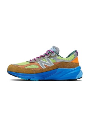 New Balance 990v6 x Action Bronson Made in USA Baklava M990AB6 – 프리미엄 스웨이드 & 메쉬 스니커즈 (바클라바 컬러)