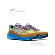New Balance 990v6 x Action Bronson Made in USA Baklava M990AB6 – Premium Suede & Mesh Sneakers in Vibrant Colors