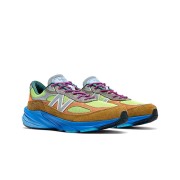 New Balance 990v6 x Action Bronson Made in USA Baklava M990AB6 – 프리미엄 스웨이드 & 메쉬 스니커즈 (바클라바 컬러)