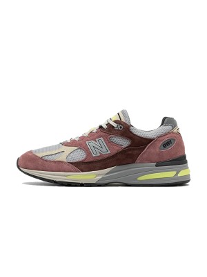 New Balance 991v2 Made in UK Rosewood U991MG2 – Premium Suede & Mesh Sneakers for Retro Style and Comfort