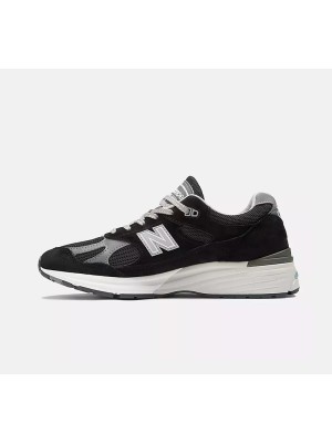 New Balance 991v2 Made in UK Black Grey U991BK2 – Premium Suede & Mesh Sneakers for Comfort and Style