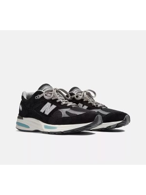 New Balance 991v2 Made in UK Black Grey U991BK2 – Premium Suede & Mesh Sneakers for Comfort and Style