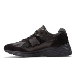 New Balance 991v2 Made in UK London Marathon U991LD2 – Premium Black Suede & Mesh Sneakers for Comfort