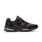 New Balance 991v2 Made in UK London Marathon U991LD2 – Premium Black Suede & Mesh Sneakers for Comfort