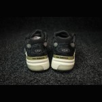 New Balance M992BL Black Sneakers Front View – Unisex NB992 Running Shoes