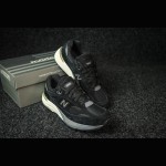New Balance M992BL Black Sneakers Front View – Unisex NB992 Running Shoes