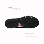 New Balance M992BL Black Sneakers Front View – Unisex NB992 Running Shoes