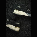 New Balance M992BL Black Sneakers Front View – Unisex NB992 Running Shoes