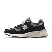 New Balance 992 Made in USA M992EB – Premium schwarze Suede & Mesh Sneaker für Komfort und Haltbarkeit