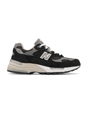 New Balance 992 Made in USA M992EB – Premium schwarze Suede & Mesh Sneaker für Komfort und Haltbarkeit