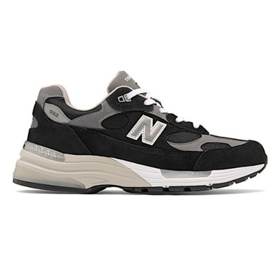 New Balance 992 Made in USA M992EB – Premium schwarze Suede & Mesh Sneaker für Komfort und Haltbarkeit