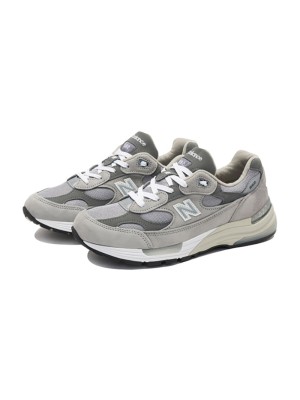 New Balance 992 Made in USA M992GR – Premium Grey Suede & Mesh Sneakers for Comfort and Durability