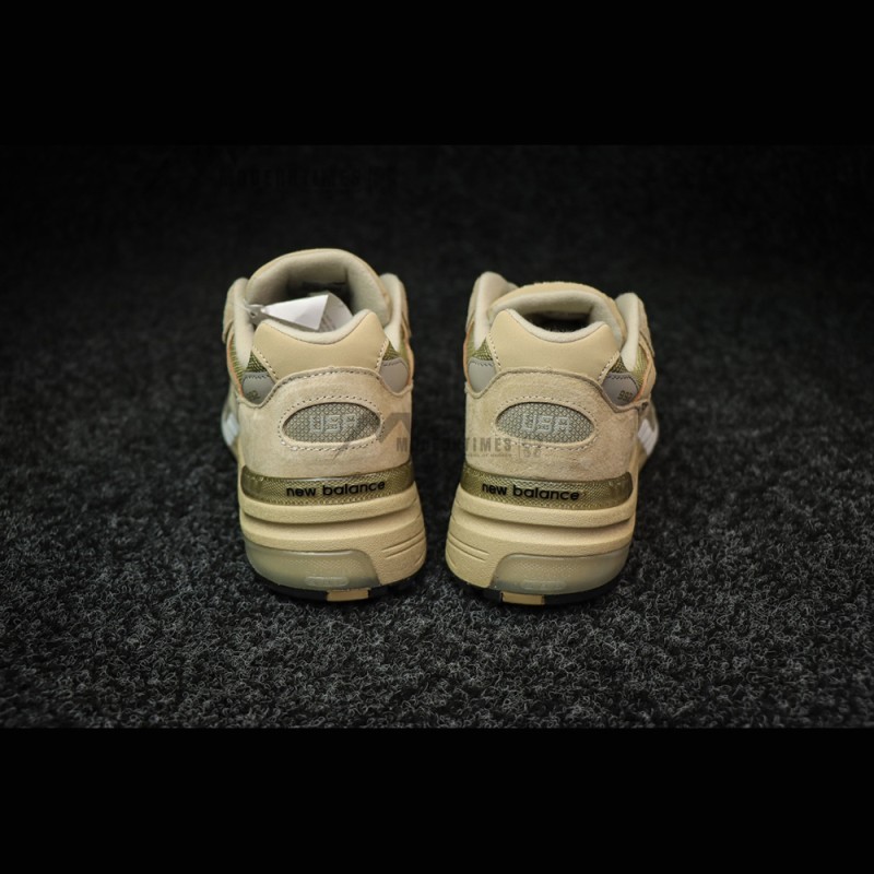 New Balance M992TN Brown Sneakers Front View – Unisex NB992 Running Shoes