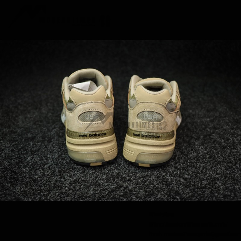 New Balance M992TN Brown Sneakers Front View – Unisex NB992 Running Shoes