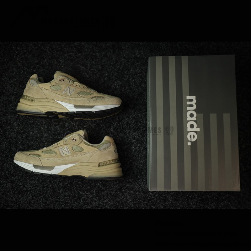 New Balance M992TN Brown Sneakers Front View – Unisex NB992 Running Shoes