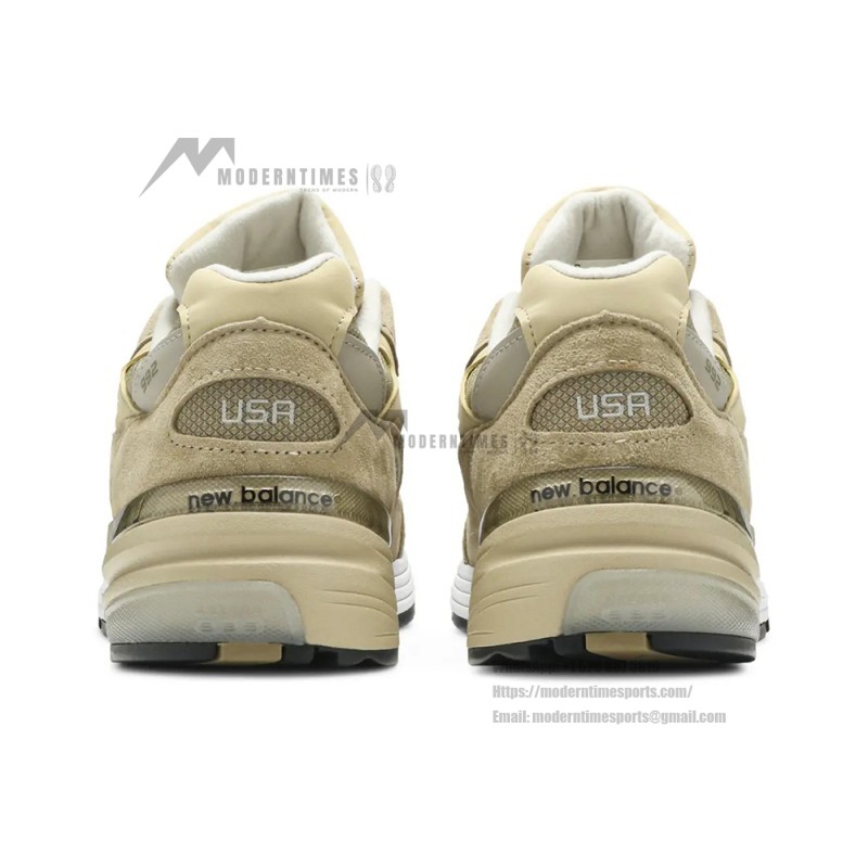 New Balance M992TN Brown Sneakers Front View – Unisex NB992 Running Shoes