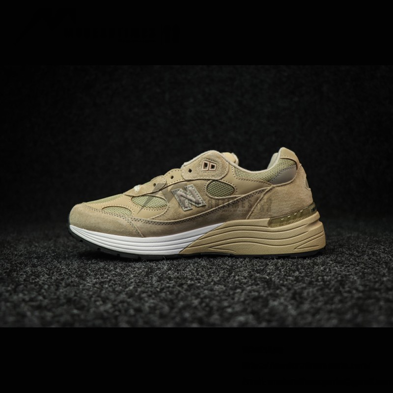 New Balance M992TN Brown Sneakers Front View – Unisex NB992 Running Shoes