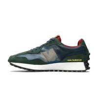 New Balance 327 MS327ASO Green Multi-Color Retro Sneakers | Unisex Casual Running Shoes