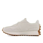 New Balance 327 Bandier x Move Her World WS327SA Beige Suede Retro Sneakers for Men and Women