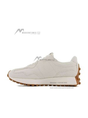 New Balance 327 Bandier x Move Her World WS327SA Beige Suede Retro Sneakers | Unisex Casual Running Shoes