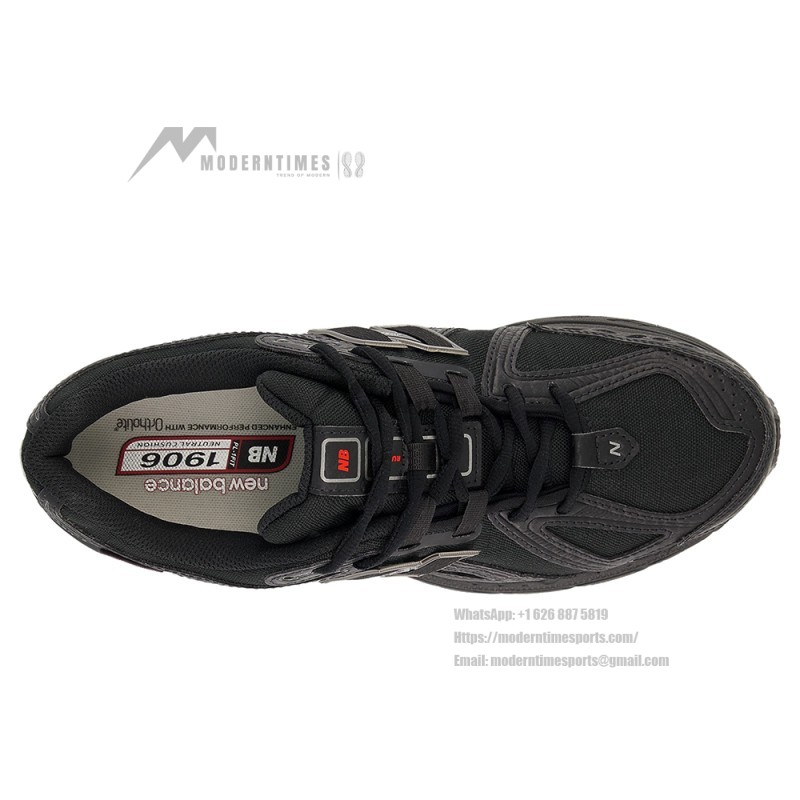 New Balance 1906 U1906ROE Black Silver Metallic unisex retro running sneakers