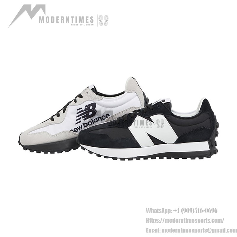 New Balance 327 Foot Locker x 327 Collective Black MS327BW1 Retro Sneakers for Men and Women